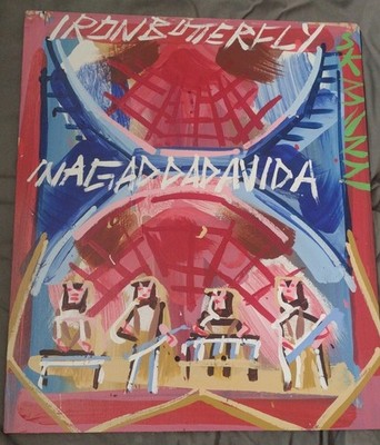 Steve Keene Original Painting Iron Butterfly In-A-Gadda-Da-Vida Rock Art 16x20