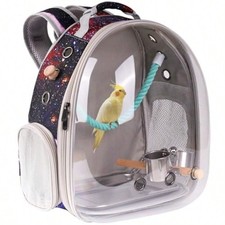 Blue Bird Carrier Backpack With Perch For Cres Bies And Small Parro - Large Size