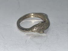 Kabana 925 Sterling Silver Dolphin Ring Size 7