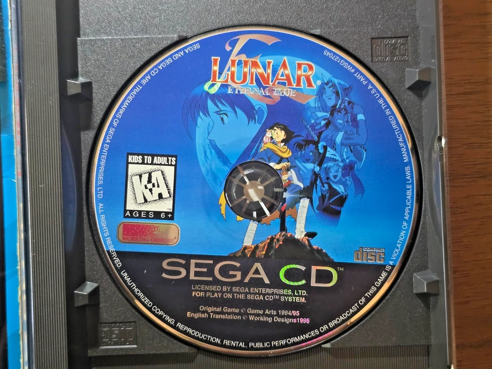 Lunar: Eternal Blue (Sega CD, 1995) CIB - Image 4 of 4