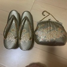Japanese sandals and bag set