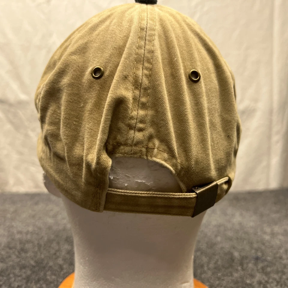 Vintage Mega Cap The Moody Blues Band Adult Adjustable Beige Blue Casual Hat - Image 4 of 4