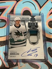 Thomas Bordeleau 037/249 RPA 2022-23 Upper Deck The Cup San Jose Sharks (CH)
