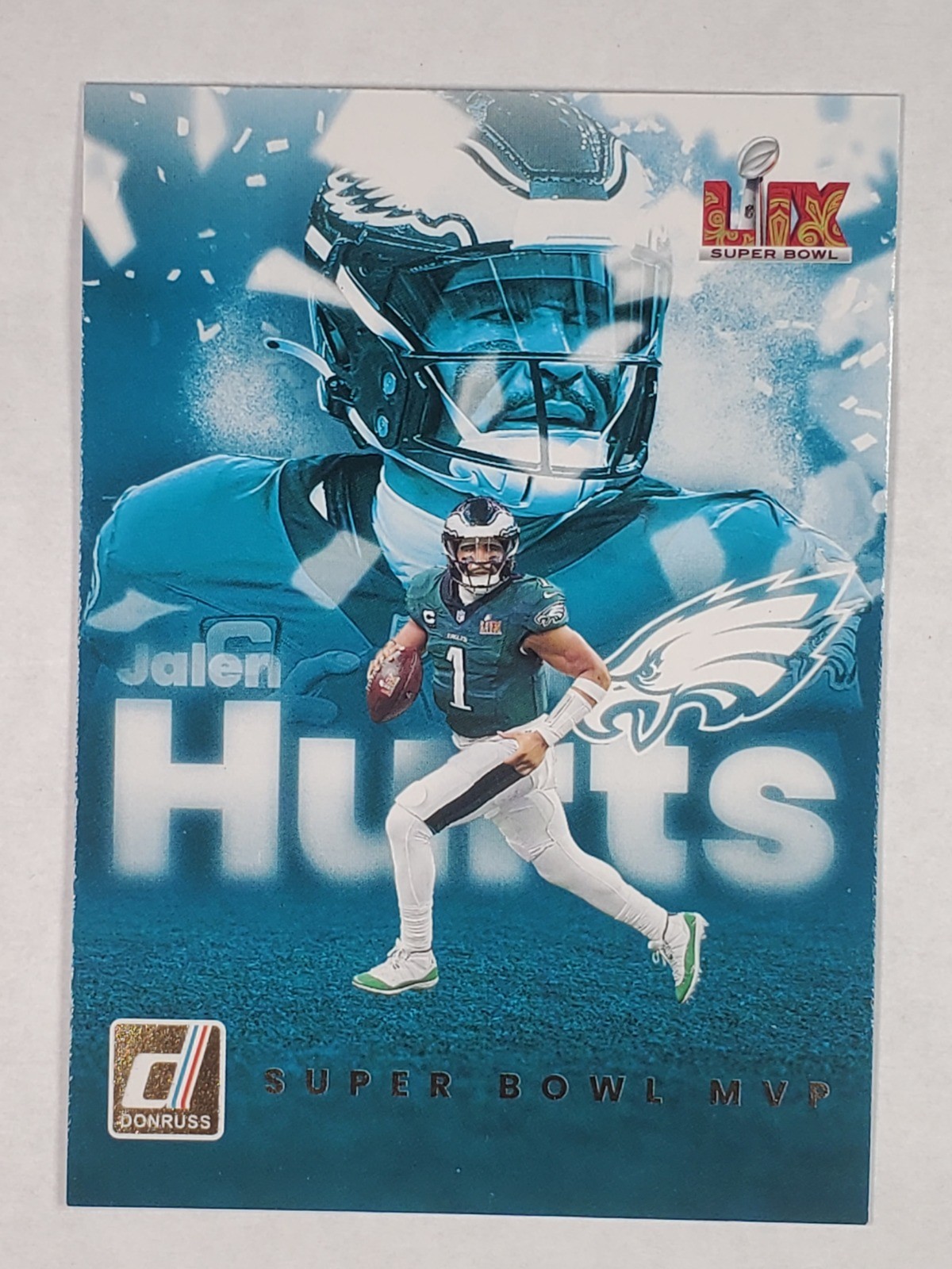 Jalen Hurts 2025 Donruss Super Bowl MVP 1 Philadelphia Eagles