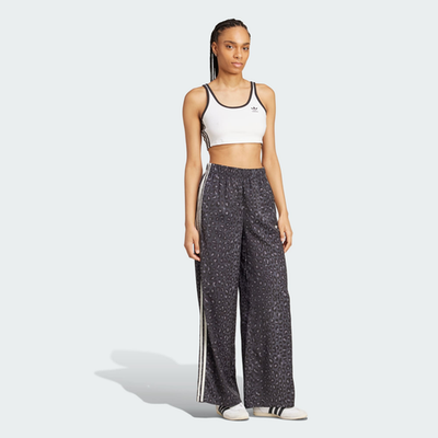 adidas WMNS Wide Leg Satin Pants Multicolor Leopard KA2667 Japan