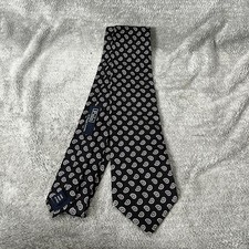 Polo Ralph Lauren Made in Italy Blue Mini Paisley Silk Tie Made in Italy