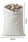 65x114cm Big Woven Sand Bags Rubble Sacks Builders Bags Rubbish Garden Waste Bag