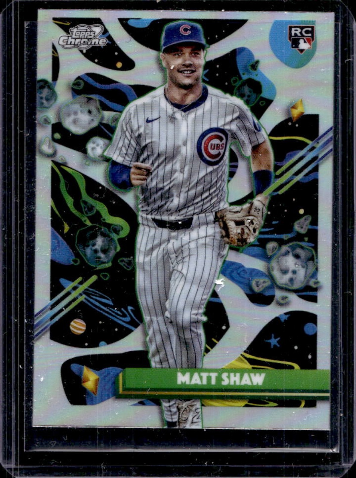 2025 Topps Cosmic Chrome Matt Shaw RC Refractor Rookie #35 Cubs