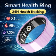 Smart Ring Health Tracker Heart Rate Sleep Monitor NFC Waterproof
