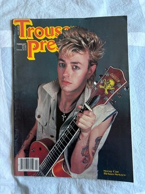 Trouser Press Magazine #94 February 1984 Stray Cats Brian Setzer Cramps Hardcore