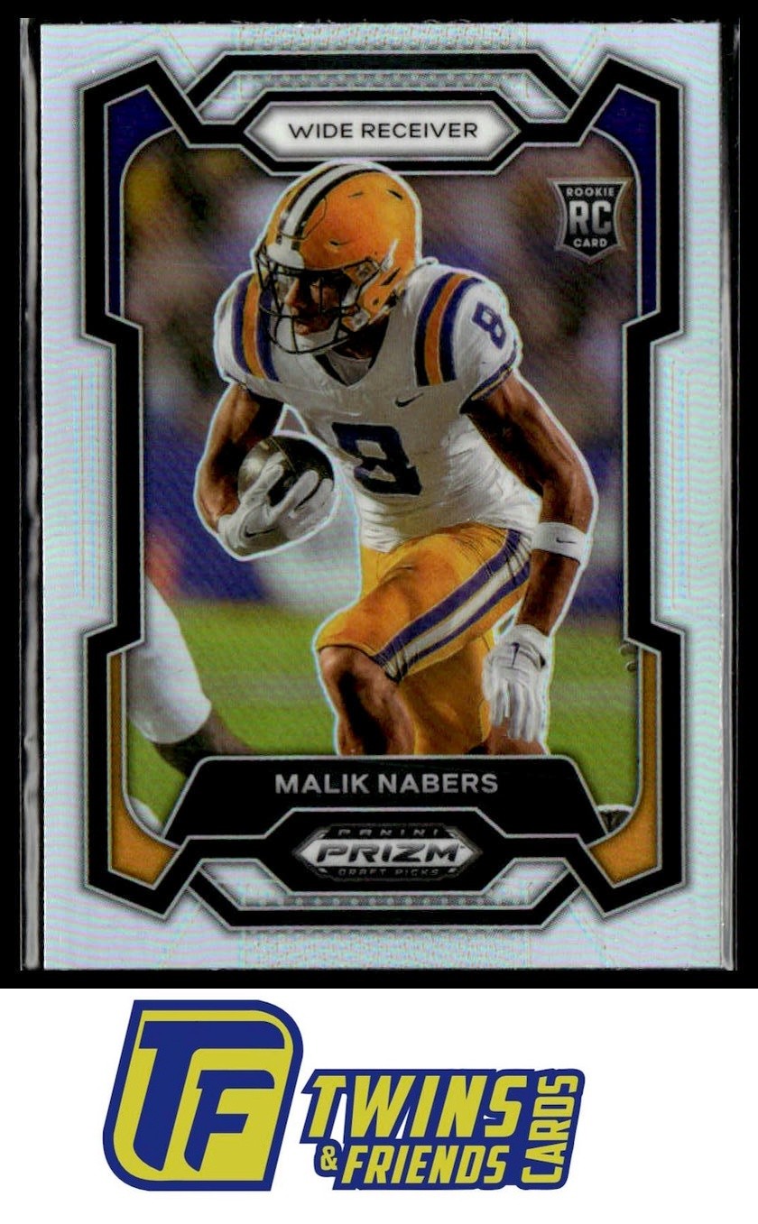 2024 Panini Prizm Draft Picks #109 Malik Nabers Silver