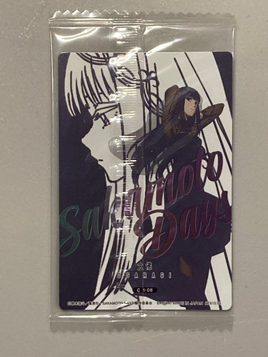 Osaragi - C 1-08 - Sakamoto Days Wafer / Itajaga Card Sealed Japanese - Picture 2 of 2