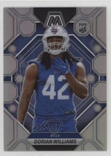 2023 Panini Mosaic Rookies Silver Prizm Dorian Williams #317 16wc