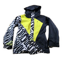 Volcom Ripper Insulated Snowboarding Jacket Coat Hood Inner Graphic Youth Small