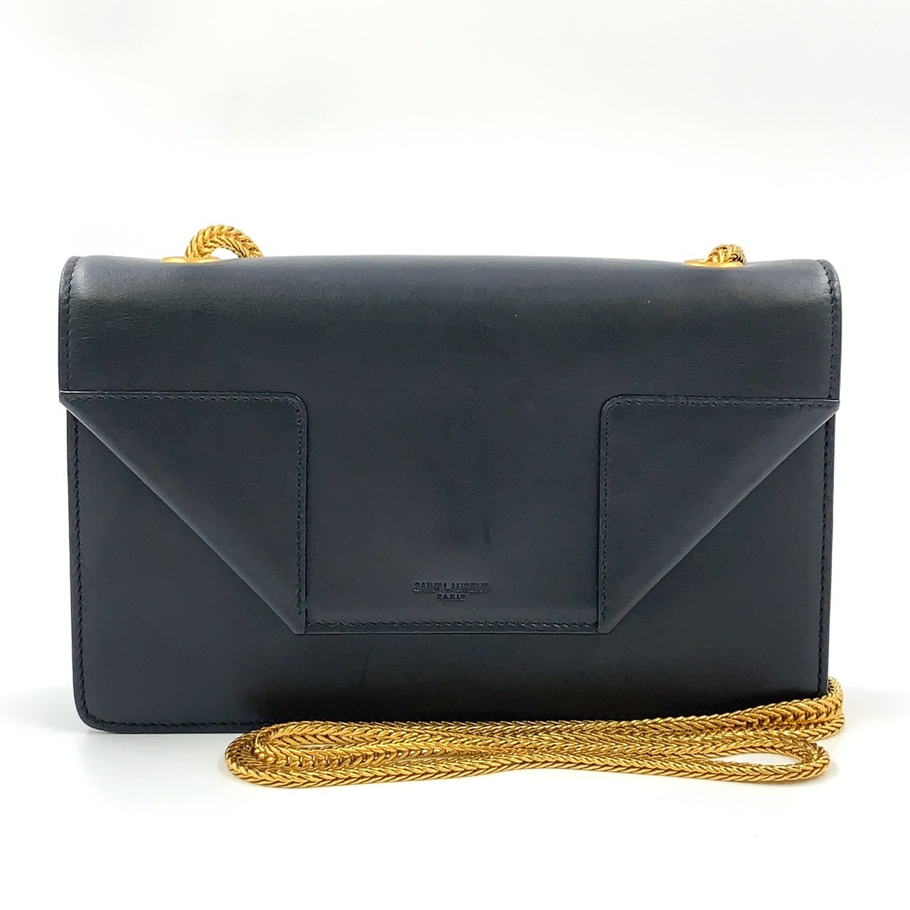 Borsa a tracolla SAINT LAURENT PARIS betty chain in pelle nera