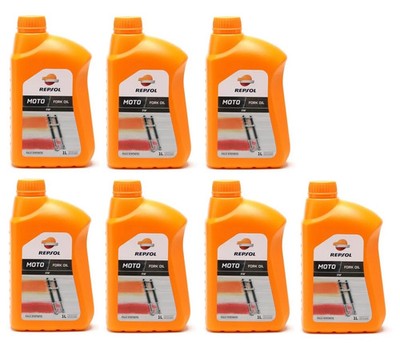 7l REPSOL Moto Fork Oil 5W Gabelöl 7x1l Motorrad