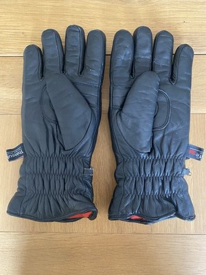 Frank Thomas Aqua Thinsulate Herren Motorrad Leder Handschuhe Large