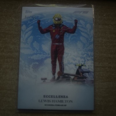 Topps 2025 Eccellenza F1 Formula 1 Lewis Hamilton Supremo /99 Ferrari