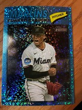 Marlins 2026  Heritage BLUE Sparkle  #169 Edward Cabrera & Chrome #75 Dane Myers