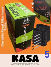 KASA Race 25 Road Bike Tubes 700C 19/25mm 80mm Valve 5 Pack *Brand New*