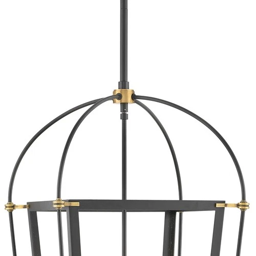 Hinkley Lighting 4057 Black Selby 4-Light 16"W Taper Candle Chandelier - Picture 3 of 5