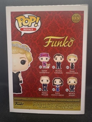 funko pop princess diana red dress 👑 Funko Pop! Royals: Princess Diana #03 Red Dress Chase Variant (Vaulted)  👑