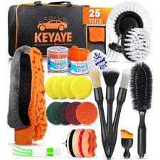 Auto Reinigungsset 25 Pcs Detailing Pinsel Felgenbürste Mikrofaser