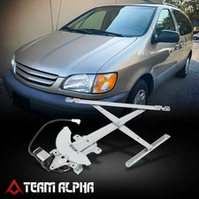 Fits 1998-2003 Toyota Sienna Front Left Side Power Window Regulator [with Motor]