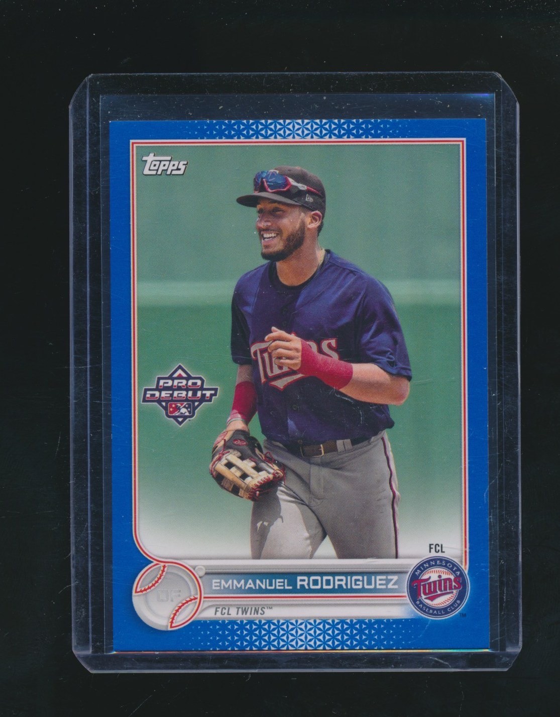 EMMANUEL RODRIGUEZ 2022 TOPPS PRO DEBUT BLUE RC PARALLEL 098/150 #PD-20
