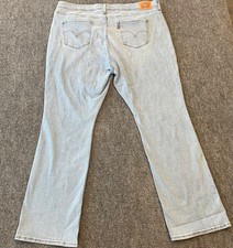 Levi's Womens Classic Bootcut Light Blue Jeans Size 22 W