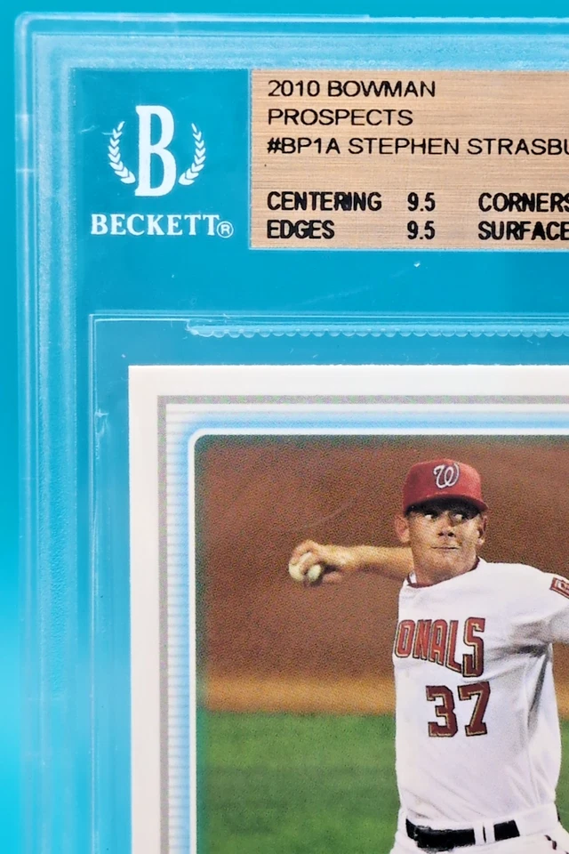 Stephen Strasburg - Bowman Prospects 2010 - Washington Nationals BGS 9,5 GEMA MT Foto 2 de 4