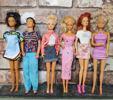 Barbie Sindy Doll Bundle Paul Midge Steffi Vintage 1990s Mattel Hasbro TLC