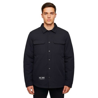 H&M Divided Mens Large Jacket Black Bomber Skater Streetwear Grunge Gorpcore