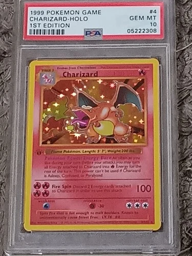 Charizard 4/102 Base Set (Shadowless) Holo