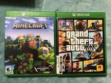 XBOX One - Minecraft & GTA 5 - Case only