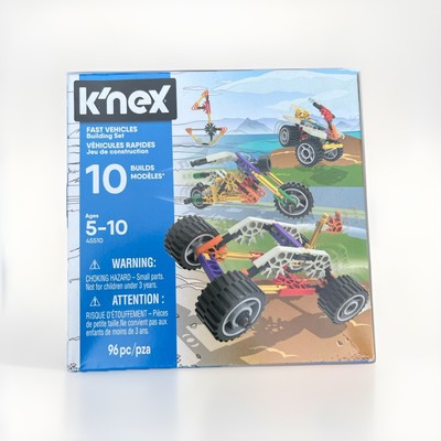 K'NEX Imagine Fast Fahrzeuge Bauset 96 Teile Alter 5-10 Jahre Brandneu Verpackt
