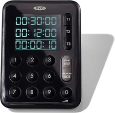 Good Grips Digital Triple Kitchen Timer - Bla...