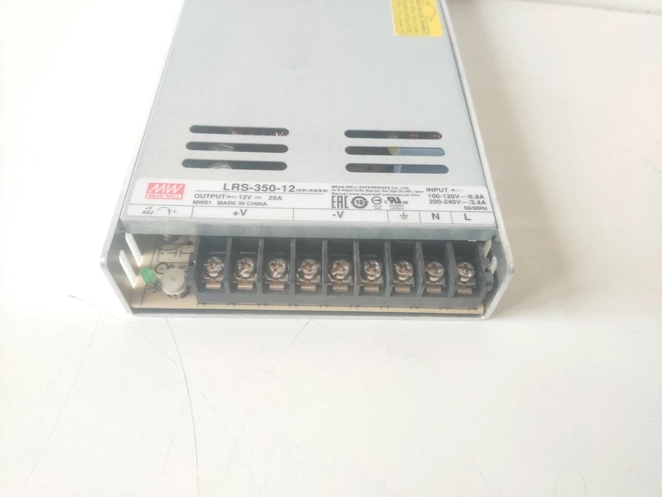 MEAN WELL LRS-350-12 POWER SUPPLY - Image 3 of 4