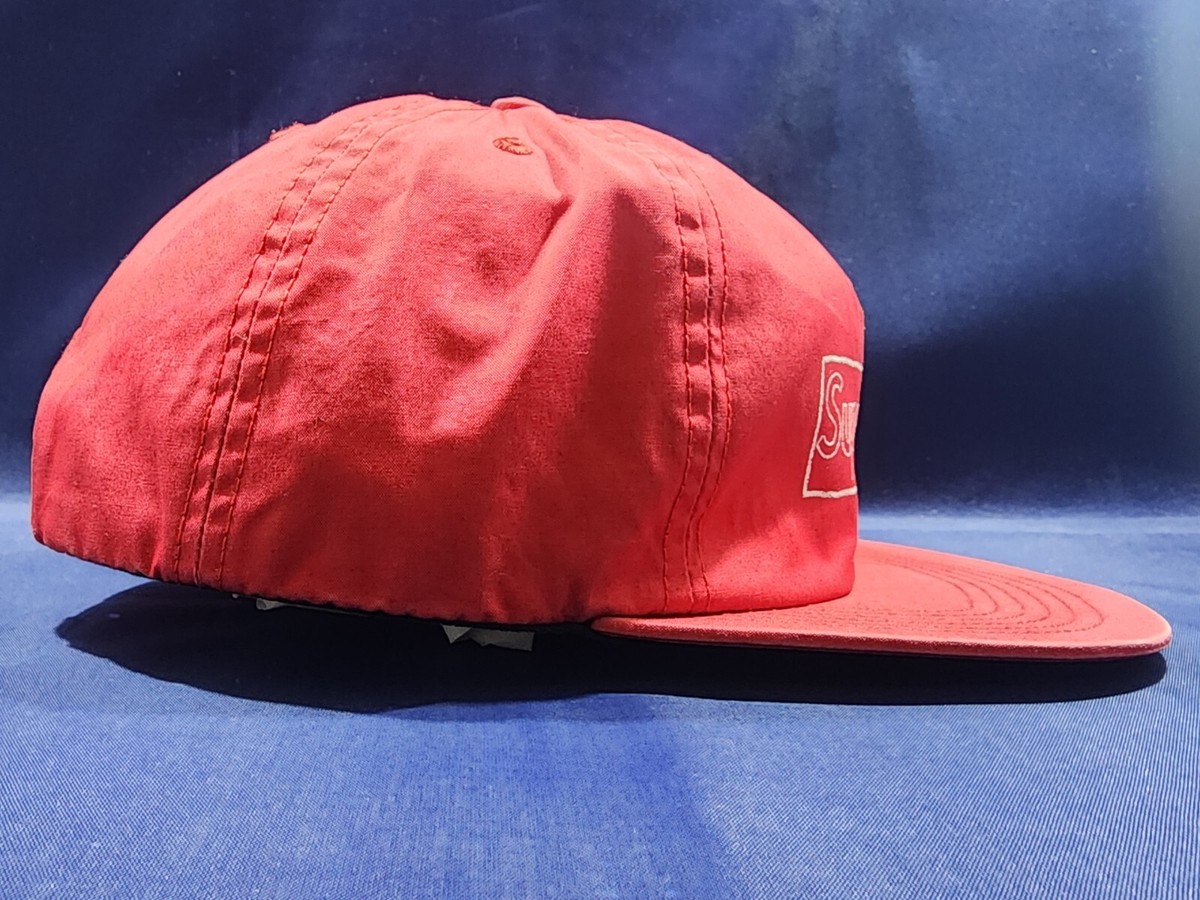 Supreme Kaws Hat Red Chalk Box Logo 5-Panel SnapBack Cap | eBay