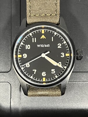 W10/445 Men s Mechanical Field Watch Created By W10 Watch Company WR150m Ø39mm