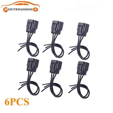 6PCS Ignition Coil Plug Connector Wire For Mitsubishi Eclipse Galant Lancer 2.4L