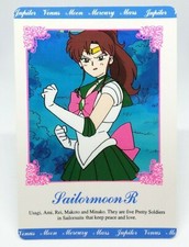 20 Sailor Jupiter Makoto Kino Sailor Moon Card SUPER S R AMADA Kodansha BANDAI