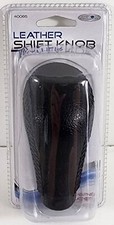 Custom Accessories 40065 Universal Genuine Black Leather Manual Gear Shift Knob Custom Accessories 40065 Universal Genuine Black Leather Manual Gear Shift Knob