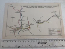 TREHERBERT CYMMER TREDEGAR DERI PENALTA BARGEOD CAERAU HENGOED RAILWAY MAP 1910