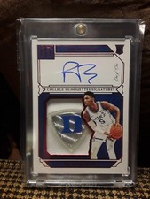 RJ BARRETT 2019-20 National Treasures 1/1 RC RPA Rookie DUKE LOGO Patch AUTO