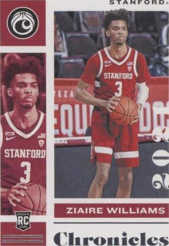 2021-22 Chronicles Luminance Draft Picks ZIAIRE WILLIAMS RC Rookie