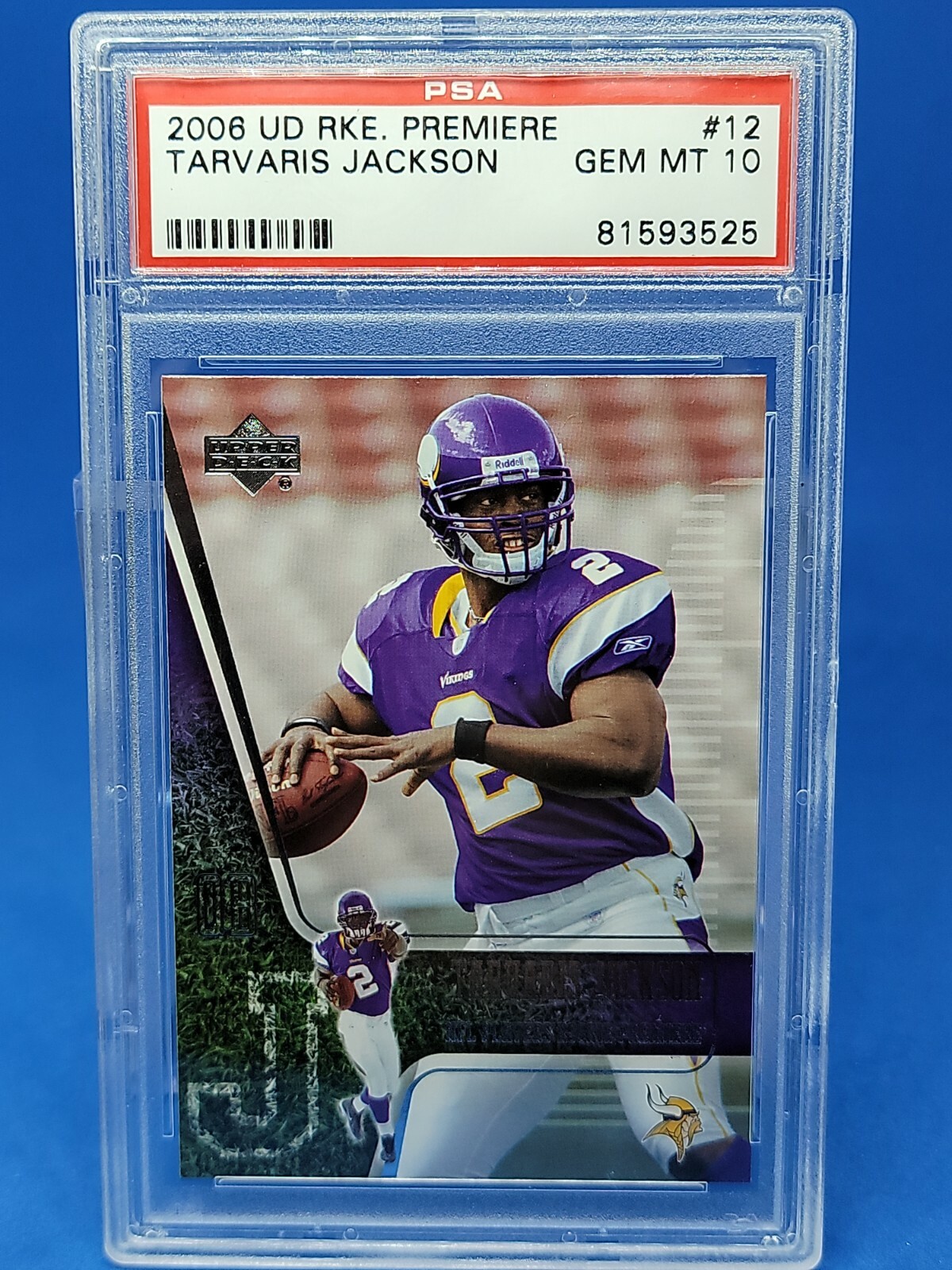 Tarvaris Jackson Upper Deck Rookie Premiere #12 Base