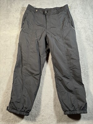 Bogner Ski Snow Pants Womens 14 Regular Black Snowboard Trousers Insulated 