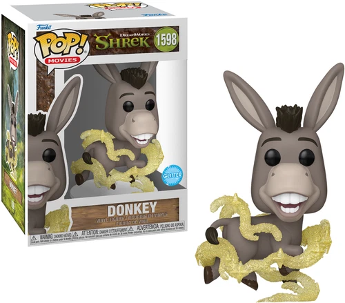 Funko Pop! | Movies: Shrek | Donkey | #1598 | Glitter