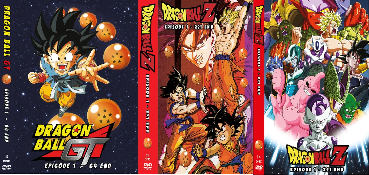 DVD Dragon Ball Z Episode 1 291 End GT Episode 1 64 End English Audio FedEx